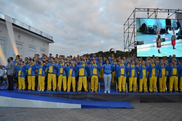Українську збірну урочисто провели на на XХІІІ літні Дефлімпійські Ігри